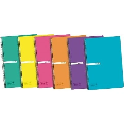 Imagen de Enri Cuaderno a5 cubierta de plástico cuadro 4 x mm con margen