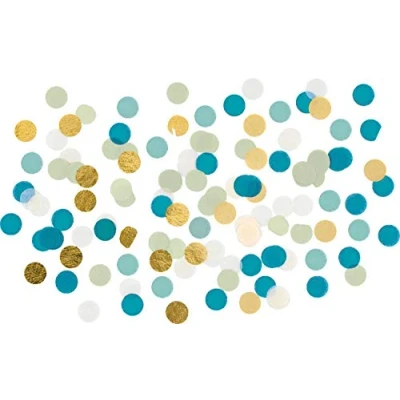 Imagen de amscan Frank Flechtwaren Confeti Decorativo, Color Dorado (10022668)