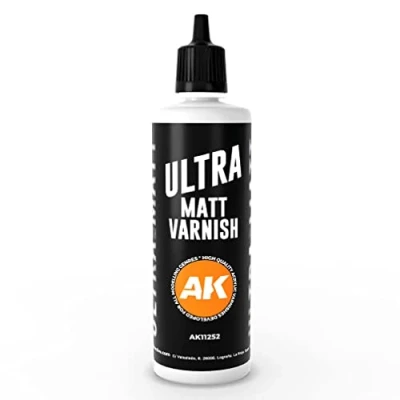 Imagen de AK Interactive Barniz ultra mate 100 ml AK11252, transparente
