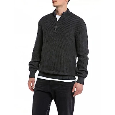 Imagen de REPLAY Uk2502 Suéter, 020 Special Dye Color Negro, M para Hombre