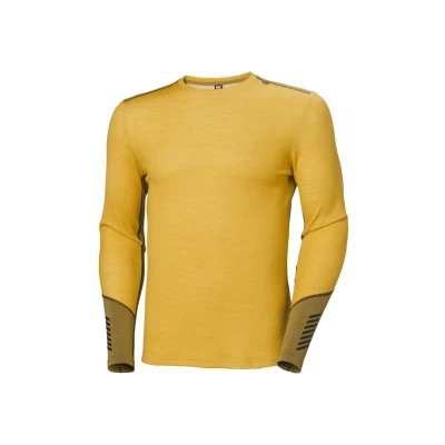 Imagen de Helly Hansen LIFA Midweight CREW Camiseta interior, Hombre, Talla: Small, Golden glow