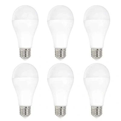 Imagen de Spectrum Lote de 6 bombillas LED (18 W = 120 W, E27, mate, 1900 lm, 3000 K, 4000 6500 160)