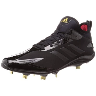 Imagen de adidas Adizero Stabile Pro Zapatos de béisbol bajos con tacos metal (Core Black, sistema tallas calzado del Reino Unido, adulto, hombre, numérico, mediano, 10), 44.5 EU