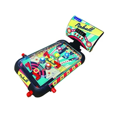 Imagen de Lexibook JG610 Máquina electrónica de Pinball Mesa, Juego acción y Reflejo para niños familias, Pantalla LCD, Efectos luz Sonido, Multicolor, Talla única