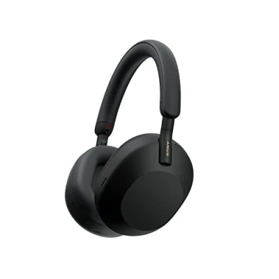 Imagen de Auriculares inalámbricos Sony WH 1000XM5B, Cancelación ruido (Noise Cancelling), 30h, Hi Res, Carga Rápida, Con Asistente, Bluetooth, Diadema, Negro