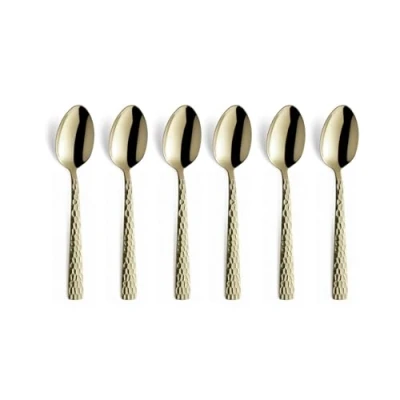 Imagen de Amefa Felicity Servicio de 6 cucharas moka espresso Champagne mate