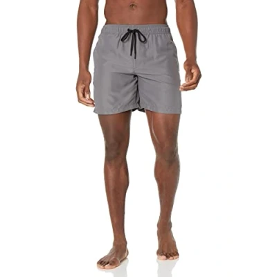 Imagen de Amazon Essentials Bañador de Secado Rápido 18 Cm Hombre, Color Carbón, XXL