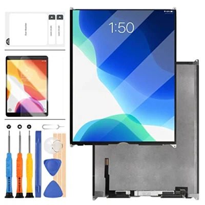 Imagen de Reemplazo de Pantalla para iPad 10.2 2019 7 7th A2197 A2200 A2198 A2232 LCD Compatible con 8ª generación 2020 Matrix A2428 A2429 A2430 A2270(no digitalizador táctil) Niebla Negra