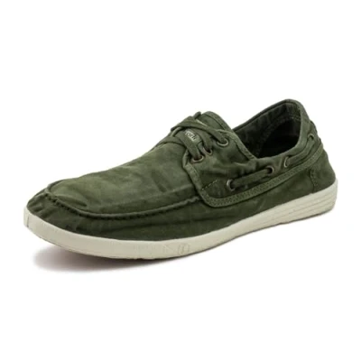Imagen de Natural World Eco Náuticos Hombre 303E Zapatos Verano Calzado Sostenible y Casual (Kaki, Sistema Tallas EU, Adulto, Hombre, Números, Mediano, 41)