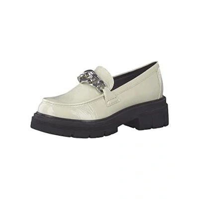 Imagen de MARCO TOZZI 2 84701 29, Mocasín plano para Mujer, Beige (Cream Patent), 40 EU