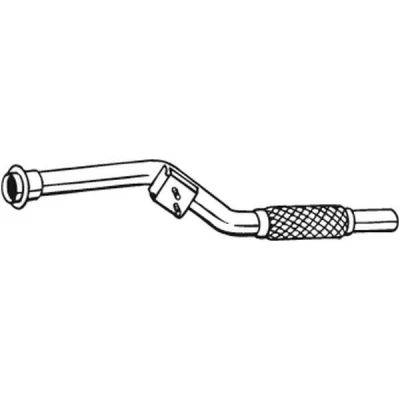 Imagen de BOSAL 800 003 Tubo de escape MERCEDES BENZ: Sprinter 2 T Furgón, 4 Camión plataforma/Chasis
