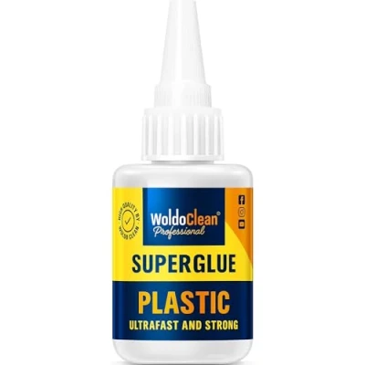 Imagen de Superglue para plástico 25g impermeable, resistente al calor y con cierre de aguja
