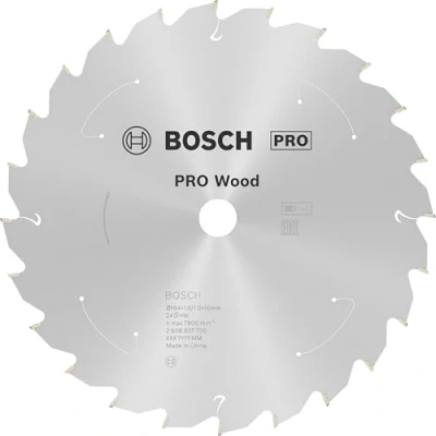 Imagen de Bosch Professional Disco de sierra circular Standard for Wood (madera, 184 x 16 1,6 mm, 24 dientes, accesorio sin cable)
