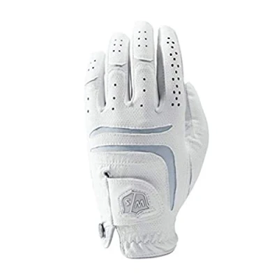 Imagen de Wilson WGJA00101L Guantes de Golf, Mujer, Blanco, L