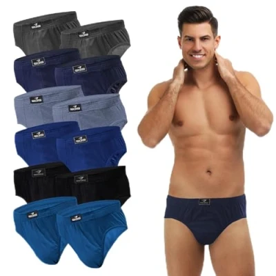 Imagen de 6 12 bragas para hombre calzoncillos hombres ropa interior, unidades 590, XXL