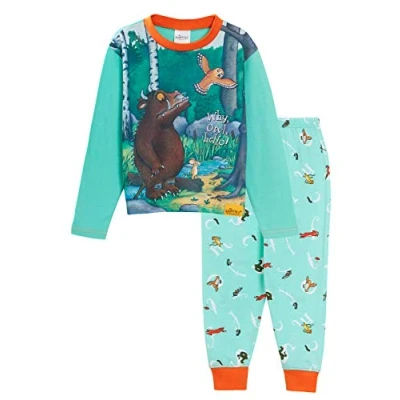 Imagen de Gruffalo The Pijamas Unisex para niños y niñas, Conjunto de Pijama Personajes Longitud Completa, Talla Ropa Dormir