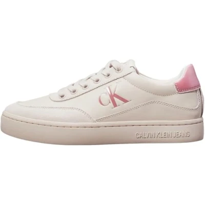 Imagen de Calvin Klein Jeans Classic Cupsole Zapatillas, Mujer, Talla: 40, Eggshell/dusty rose Zapatos