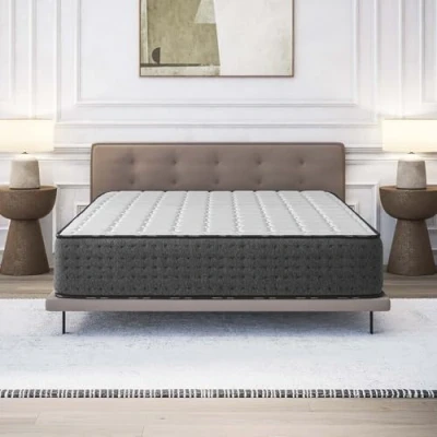 Imagen de COSMOS Colchón Viscoelástico140 x 190 cm Altura 30 Equinox Espuma HR y Blue Latex Firme Transpirable Hipoalergénico Ergonómico Cara Invierno Verano 7 Zonas Confort