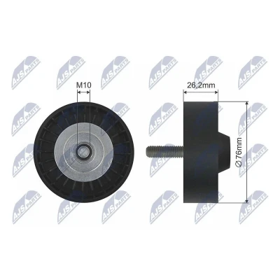 Imagen de Rodillo tensor, correa auxiliar NTY RNK VW 032