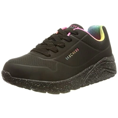 Imagen de Skechers UNO LITE Rainbow SPECKLE, sneakers,sports shoes para Niñas, Black Pu/Multi Trim, 34 EU