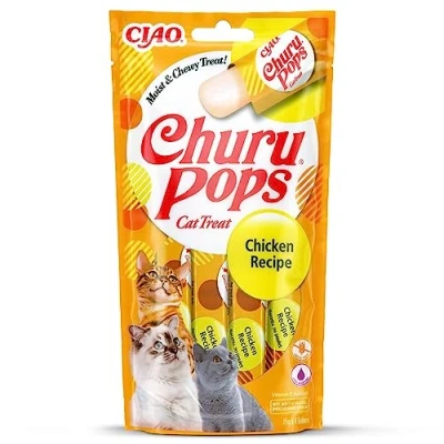 Imagen de CHURU Cat Pops Receta DE Pollo 4X 15GR
