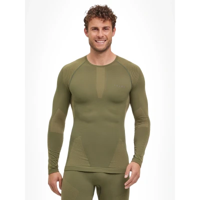 Imagen de Falke Longsleeved Shirt Hombres Camisa Termoactiva (Talla: S/48, Verde)
