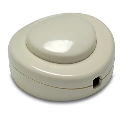Imagen de FAMATEL 4405 Interruptor de pie 2A 250V blanco