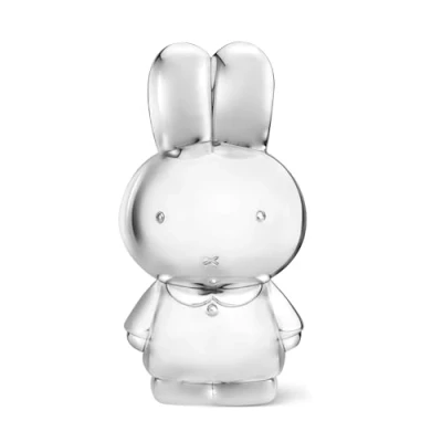Imagen de Zilverstad Spardose Hucha Miffy XL, Zinc, Plata, 8.3x9.5x18 cm