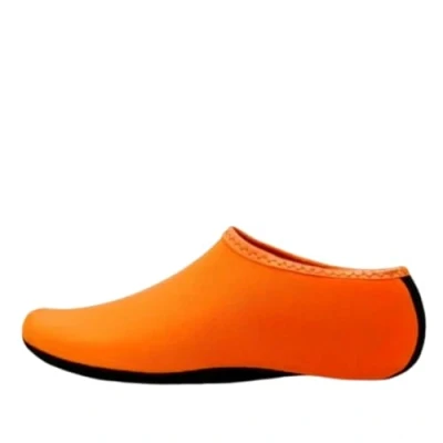 Imagen de Boolavard Zapatillas de Deporte acuático Barefoot Calcetines Yoga Aqua Secado rápido para Hombres, Mujeres y niños (M 38 39 EU, Naranja)
