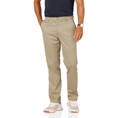 Imagen de Amazon Essentials Pantalón de Golf Elástico Ajuste Recto Hombre, Marrón Caqui, 28W / 28L
