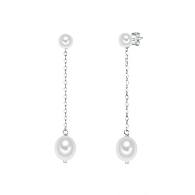 Imagen de Valero Pearls Sterling Pendientes, Mujer, Talla: One Size, Silber