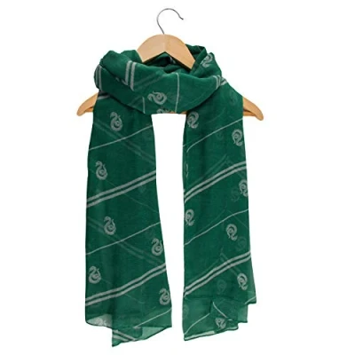 Imagen de Cinereplicas Bufanda Harry Potter Maison Serpentard Velo suave y ligero Unisex Productos bajo licencia Warner Bros Talla única Diseñado en Francia