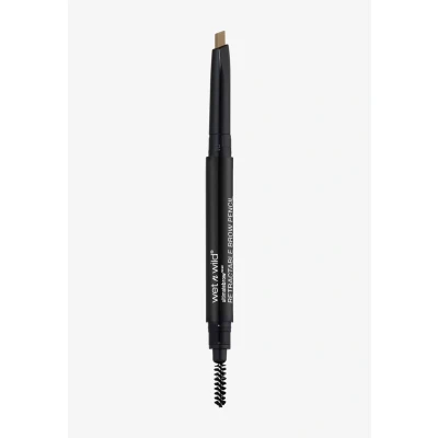 Imagen de Wet n Wild Ultimate Brow Retractable Pencil Lápiz para Cejas Marrones Retráctil, Ultrapreciso, con Punta de Triangular, Pigmentado, Define Perfectamente Taupe 1 Unidad