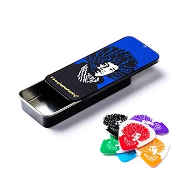 Imagen de JIM DUNLOP Púas Jimi Hendrix, medium, Caja en Metal de 6, Hammersveld