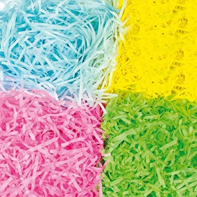 Imagen de Baker Ross Papel de Seda Triturado en Colores Primavera Perfecto para Todas las Manualidades Pascua (Por pack)