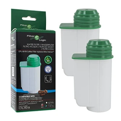 Imagen de 10 x FilterLogic CFL 901B Filtro de agua reemplaza el cartucho BRITA Intenza TCZ7003 TCZ7033 TZ70003 575491 467873 para Bosch/Siemens/Neff/Gaggenau Cafetera automática Máquina café