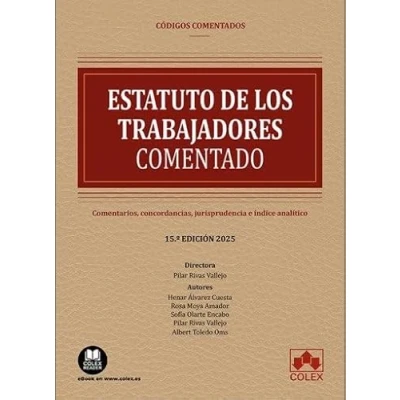 Imagen de Estatuto De Los Trabajadores Comentado 2025