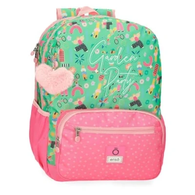 Imagen de Enso Garden Party Mochilas Preescolar, Mochila Escolar, Fabricada en Poliéster, Tirantes Anchos y Ajustables, Doble Compartimento.