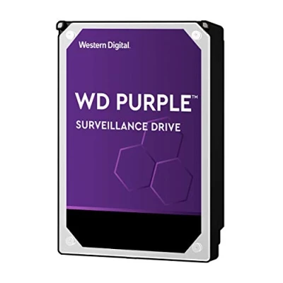 Imagen de WD Purple Disco Duro de vigilancia 3 TB, Intellipower SATA 3,5 Pulgadas, 6 GB/s, caché 64 MB, 5400 RPM, opción FFP