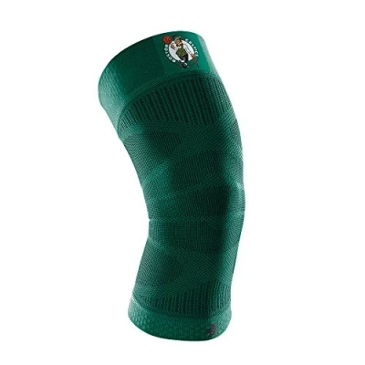 Imagen de BAUERFEIND Rodillera Deportiva de la NBA, con compresión médica, Celtics, Verde, L