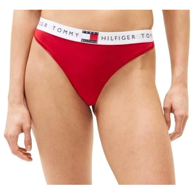 Imagen de Tommy Hilfiger Heritage Classic Thong Tanga, Mujer, Talla: 36, Primary red