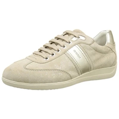 Imagen de Geox D Myria A, Zapatillas Mujer, Beige (LT Taupe/LT GOLDCH62L), 36 EU