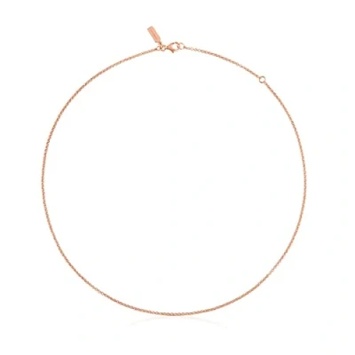 Imagen de TOUS Gargantilla con Baño de Oro 18kt sobre Plata para Mujer, 45cm Largo, Clásica y Atemporal Colección Hand