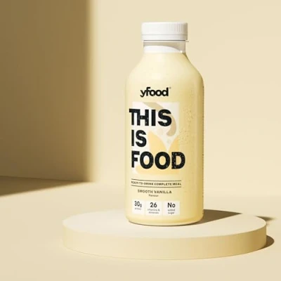 Imagen de yfood vanilla batido sustitutivo THIS IS FOOD drink 34g de proteínas, 26 vitaminas y minerals (12 x 500 ml)
