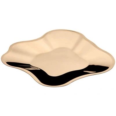 Imagen de Iittala Aalto Cuenco, Acero Inoxidable, Rosé Gold, 18.2 x 5 cm