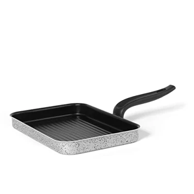 Imagen de HOME Salt Npepper Parrilla de aluminio con revestimiento antiadherente, 29 x 19 cm