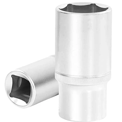 Imagen de Vaso 27 mm Largo Hexagonal para llave de carraca 1/2&quot; CRV