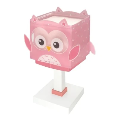 Imagen de Lámpara de mesa Dalber Little Owl, rosa