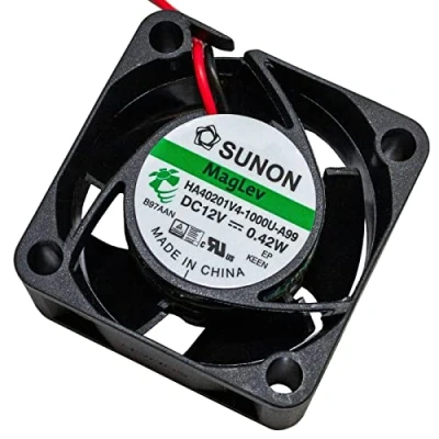Imagen de Ventilador 12 V CC 0,38 W 40 x 20 mm 9,3 m3/h 4500 U/min Sunon HA40201V41000UA99