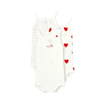 Imagen de Petit Bateau 3PACK Body para niños, Talla: 6m, White